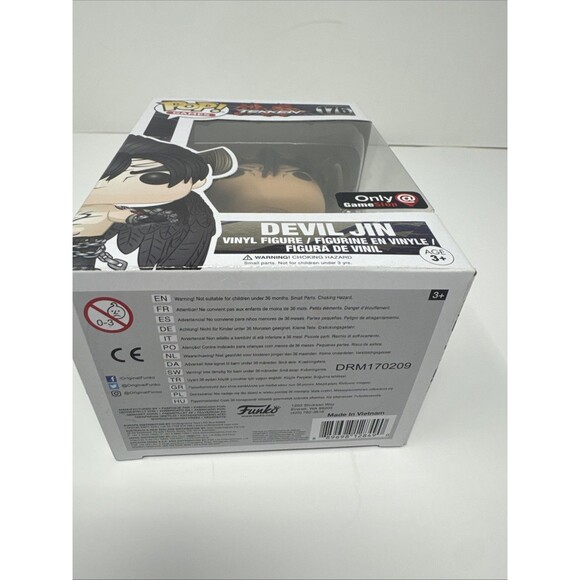 Funko Pop! Games: Tekken Devil Jin Vinyl Figure GameStop Exclusive #176 NIB - Picture 6 of 7